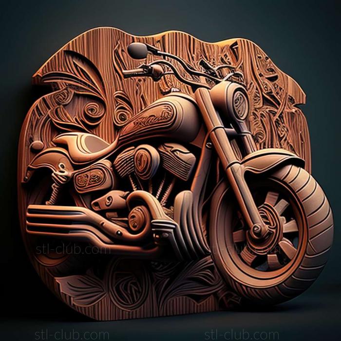 3D модель Harley Davidson Fat Bob (STL)
